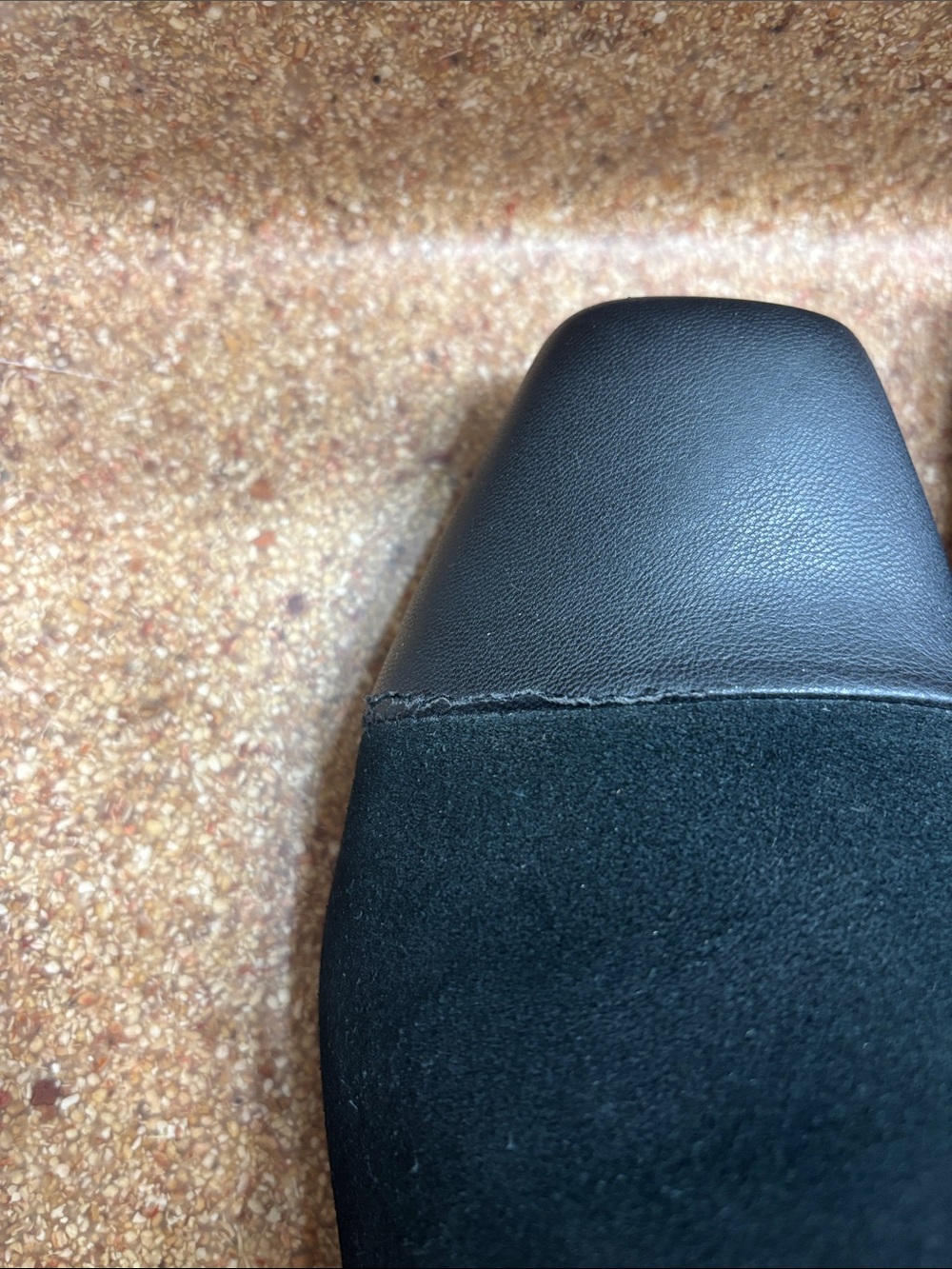 Clarks Black Suede & Leather Cap Toe Loafers - Picture 9 of 9